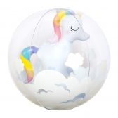 3D Unicorn Beach Ball